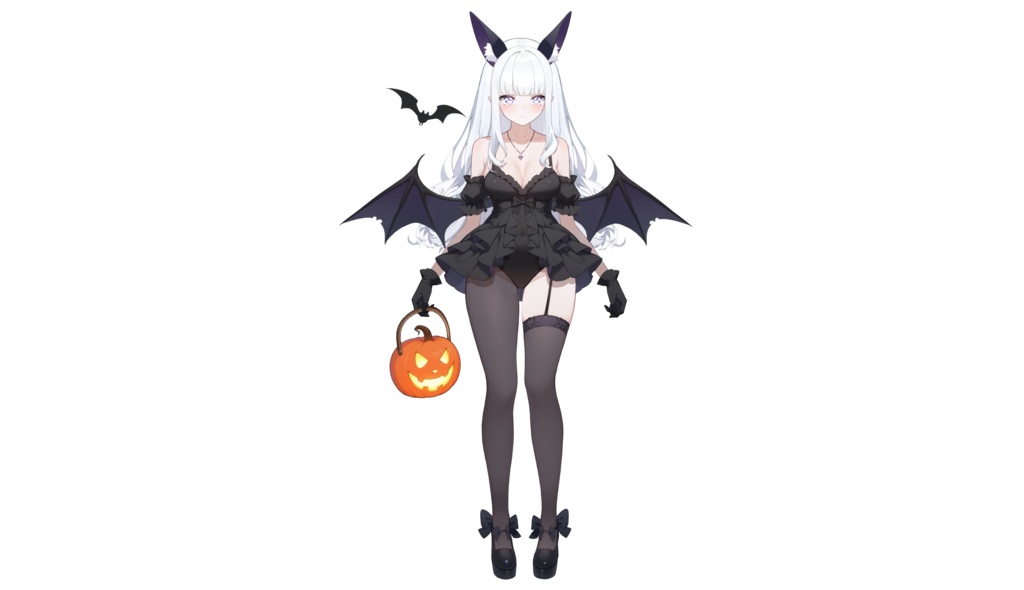 【FREE/無料 live2dモデル/live2d model】黒と白のダブルサキュバス|Black&White Succubus【VTS対応】