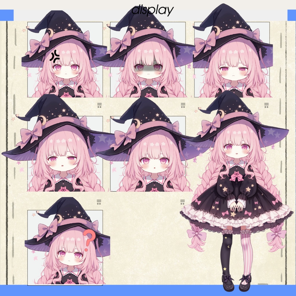 【live2dモデル】小さな魔女|Little Witch【VtubeStudio対応】