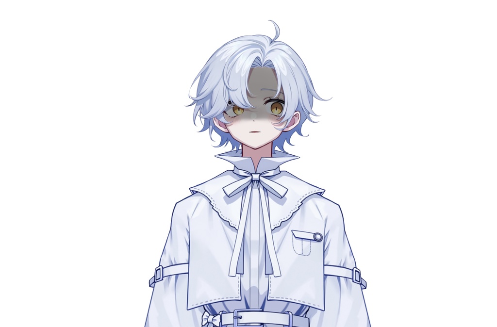 【live2dモデル】白髪の天使の少年|White hair angel boy【VtubeStudio対応】