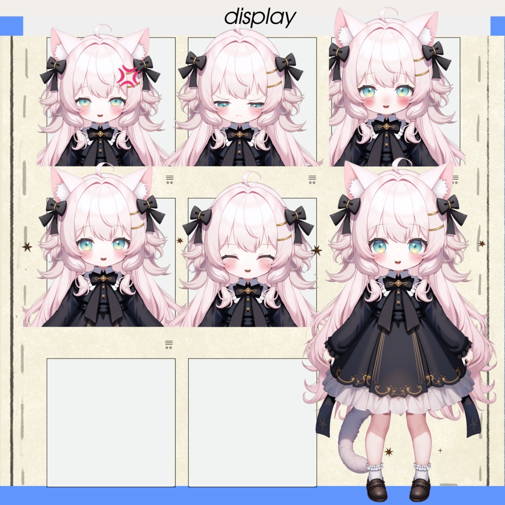 【live2dモデル】ピンクの子猫|Pink kitten【VtubeStudio対応】