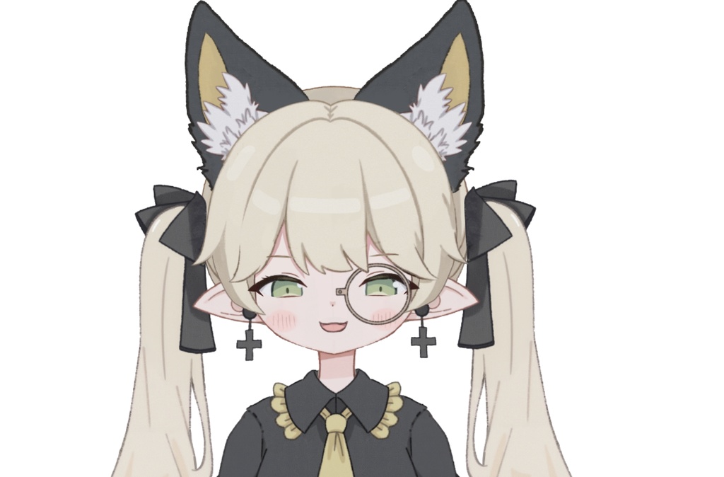 【live2dモデル】片眼鏡をかけた子猫|Kitten wearing a monocle【VtubeStudio対応】