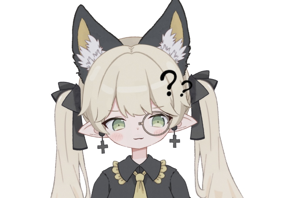 【live2dモデル】片眼鏡をかけた子猫|Kitten wearing a monocle【VtubeStudio対応】