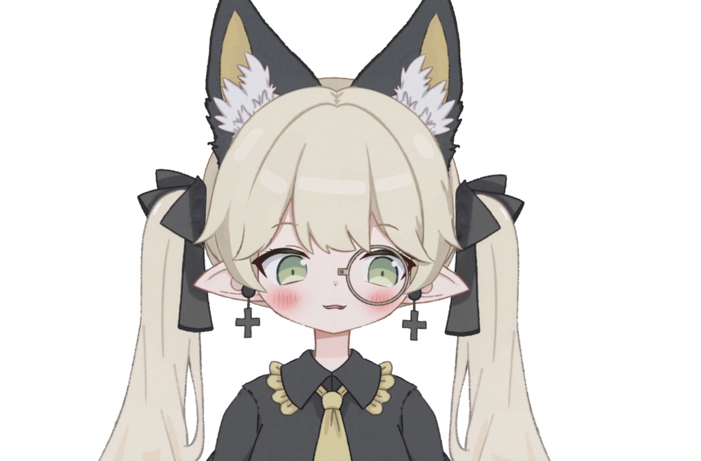 【live2dモデル】片眼鏡をかけた子猫|Kitten wearing a monocle【VtubeStudio対応】