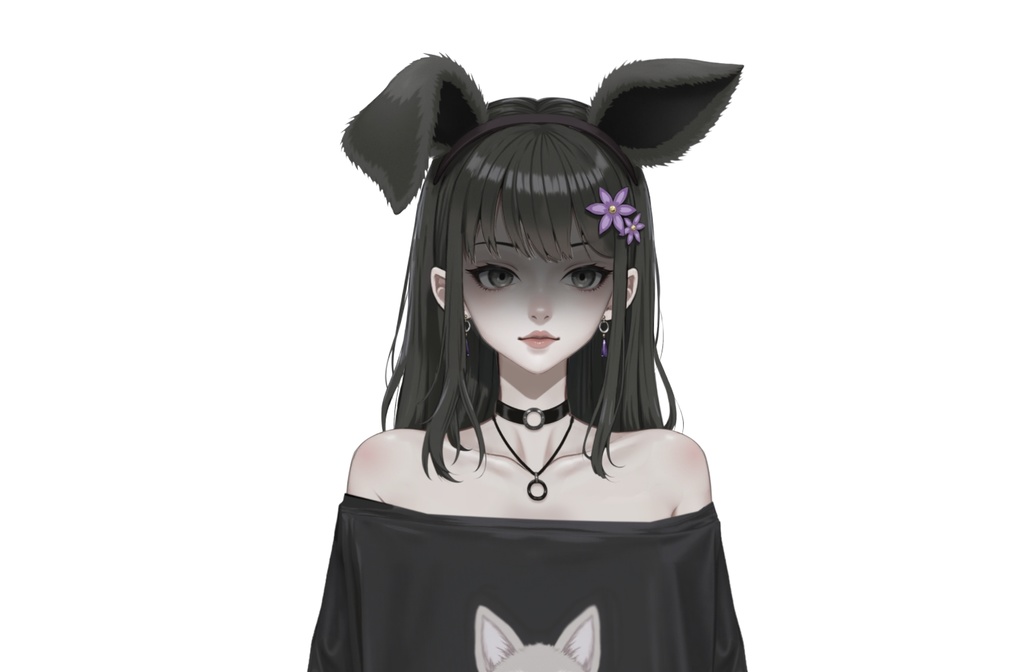 【live2dモデル】犬少女|Girl wearing dog ears【VtubeStudio対応】