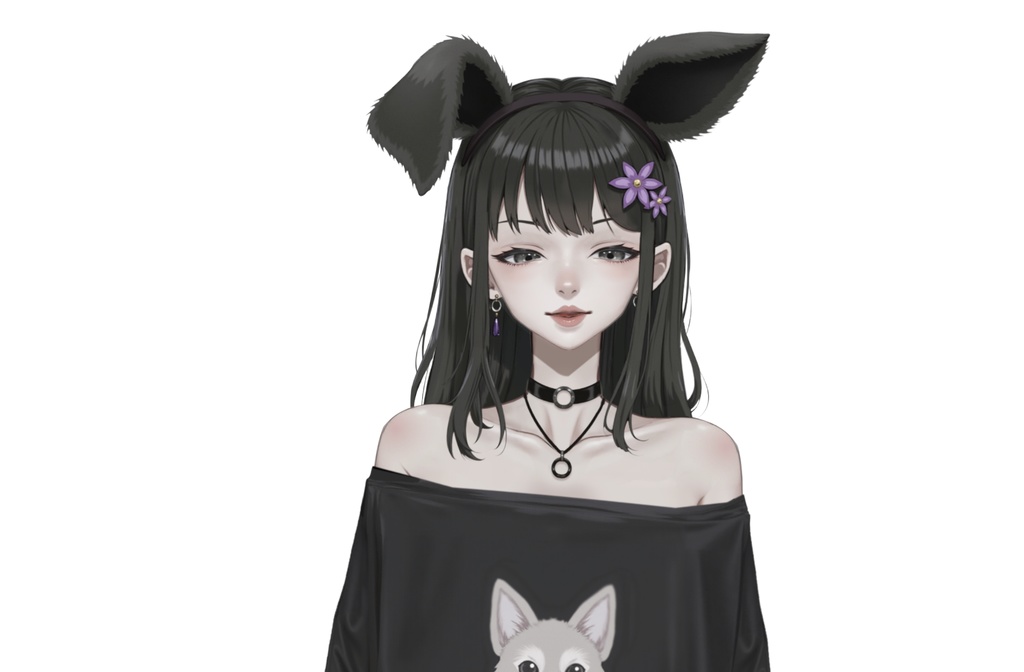 【live2dモデル】犬少女|Girl wearing dog ears【VtubeStudio対応】