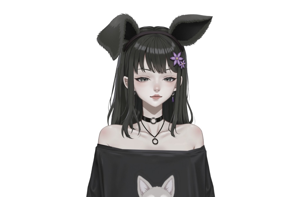 【live2dモデル】犬少女|Girl wearing dog ears【VtubeStudio対応】