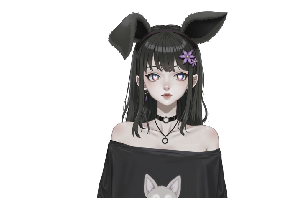 【live2dモデル】犬少女|Girl wearing dog ears【VtubeStudio対応】