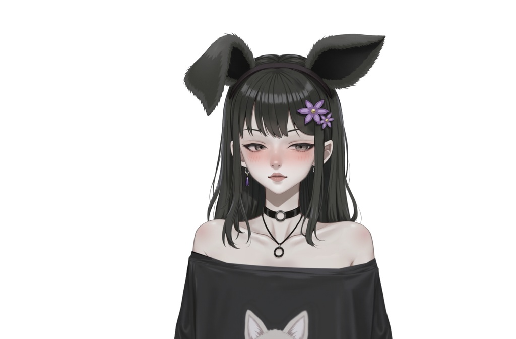 【live2dモデル】犬少女|Girl wearing dog ears【VtubeStudio対応】