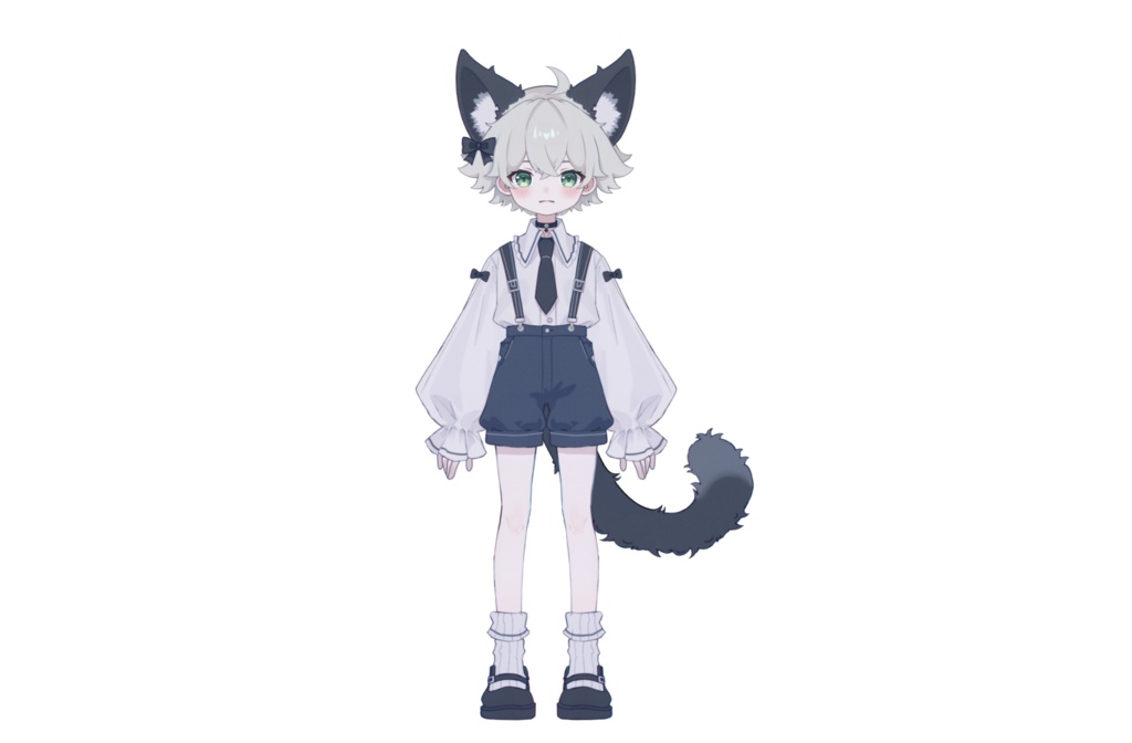 【live2dモデル】青い子猫の男の子|Blue Kitten Boy【VtubeStudio対応】