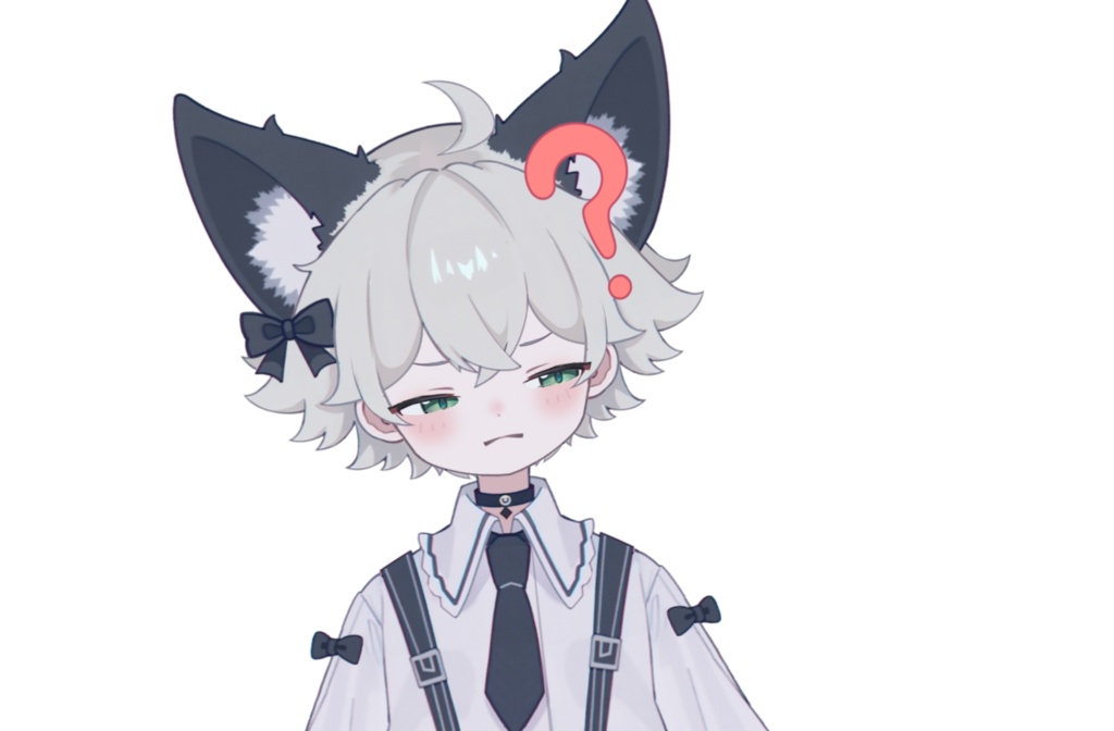 【live2dモデル】青い子猫の男の子|Blue Kitten Boy【VtubeStudio対応】