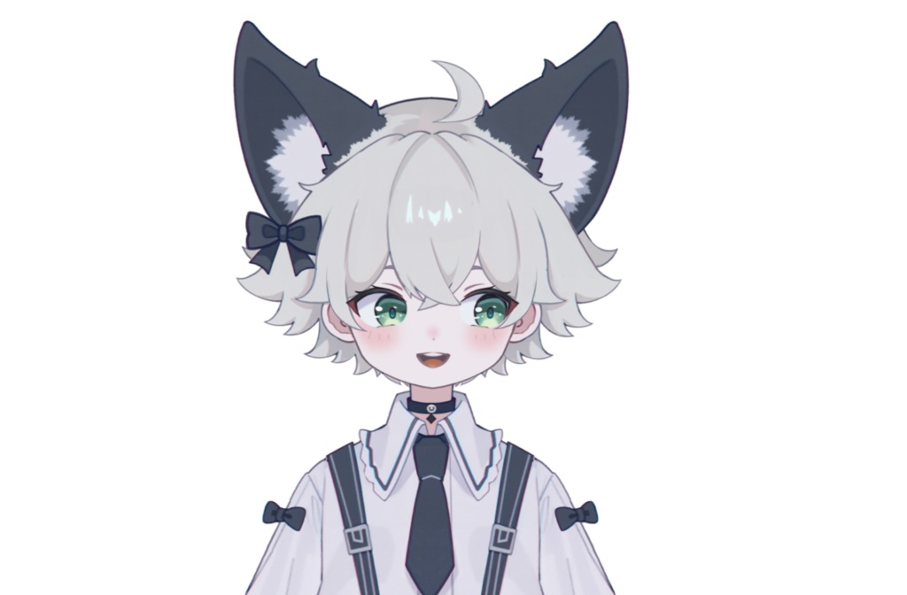 【live2dモデル】青い子猫の男の子|Blue Kitten Boy【VtubeStudio対応】