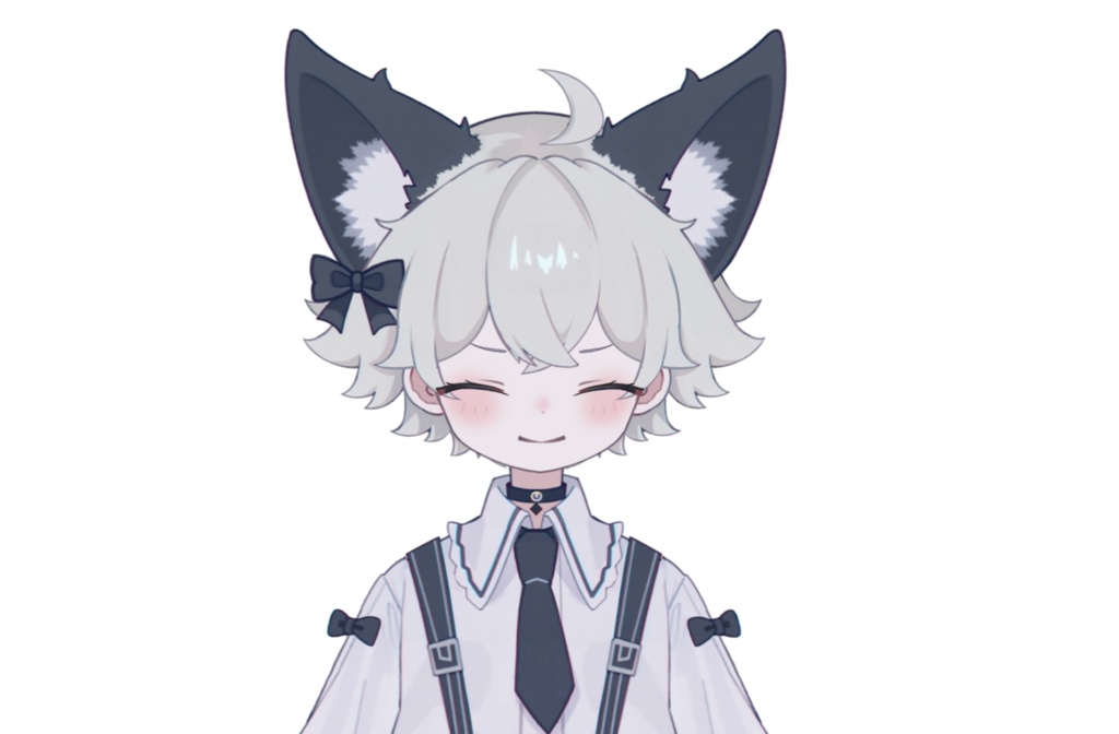 【live2dモデル】青い子猫の男の子|Blue Kitten Boy【VtubeStudio対応】