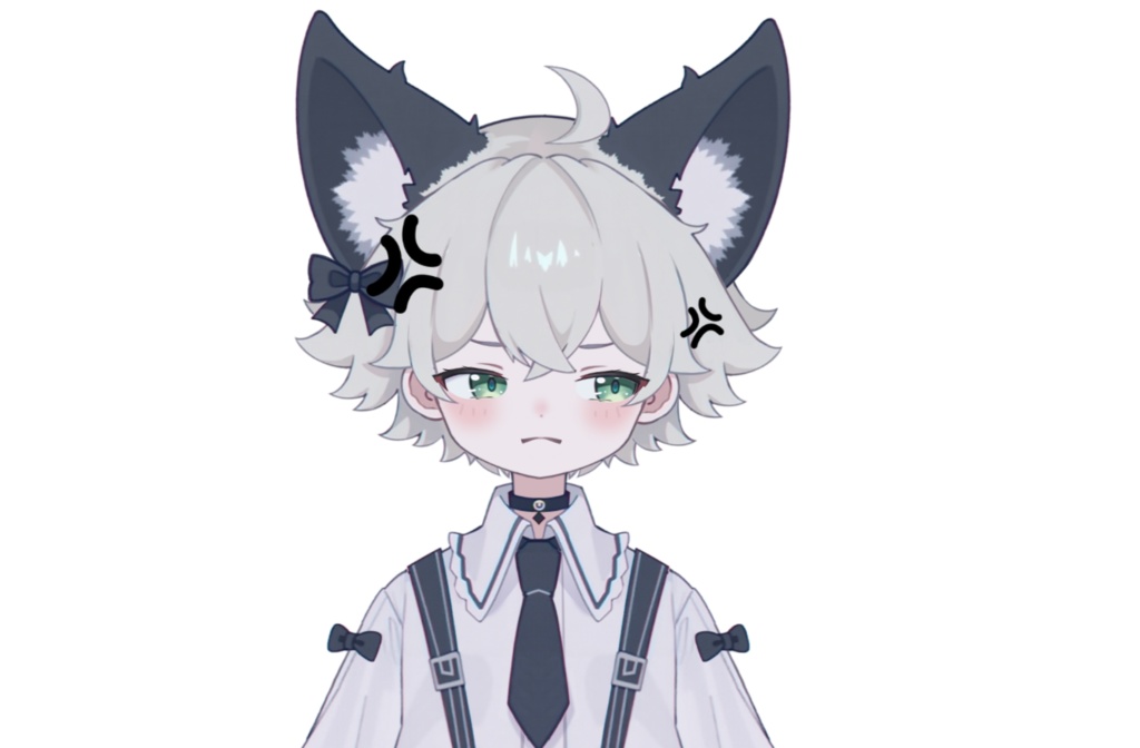 【live2dモデル】青い子猫の男の子|Blue Kitten Boy【VtubeStudio対応】