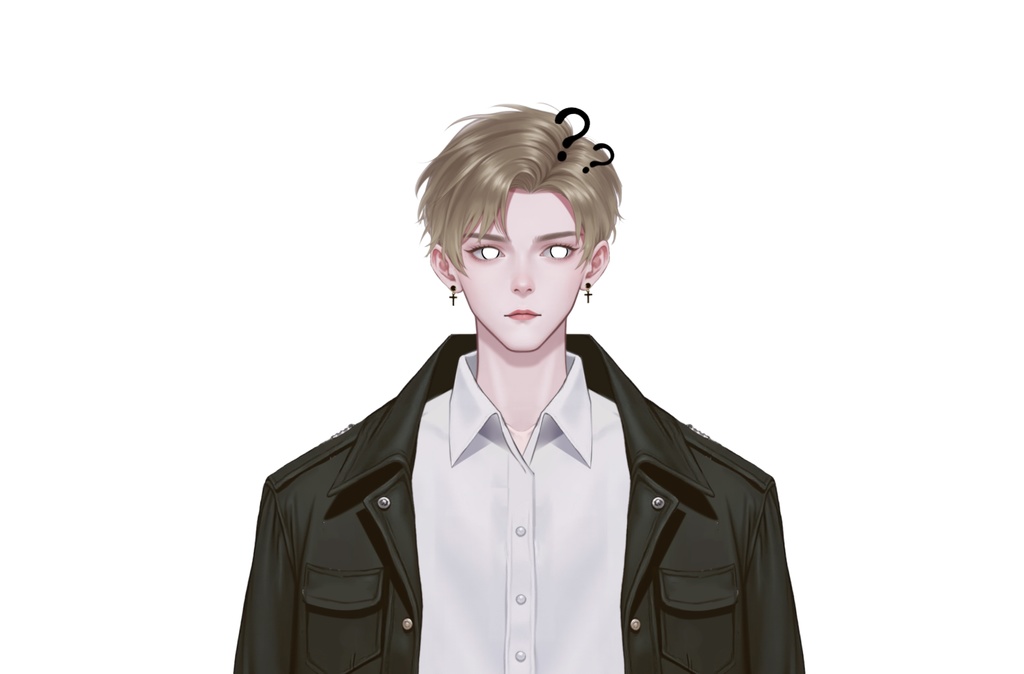 【live2dモデル】スーツを着た金髪の少年|Blond boy【VtubeStudio対応】