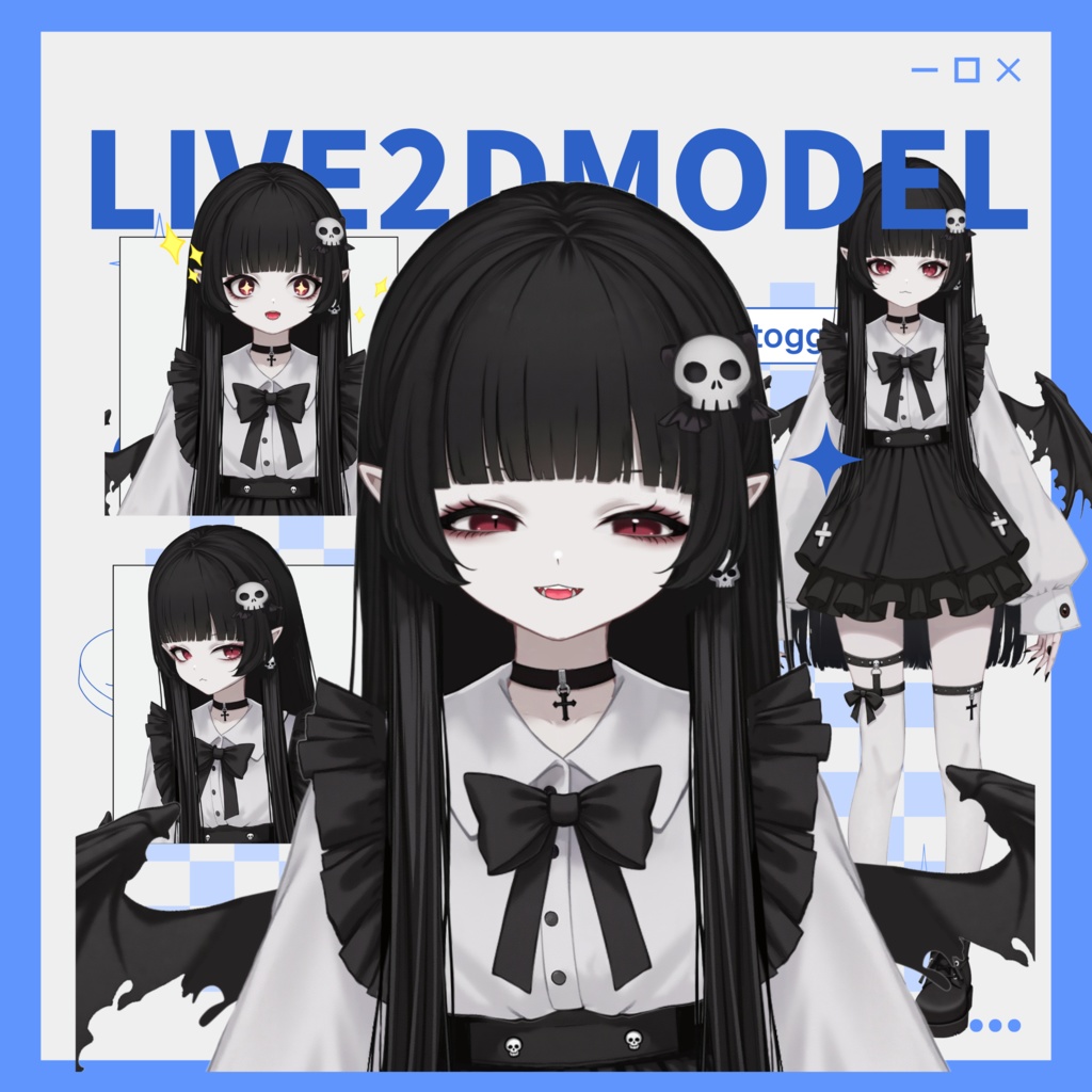 【限定一点 live2dモデル】地雷系エルフ少女 | Landmine-style Elf Girl 【live2d model】