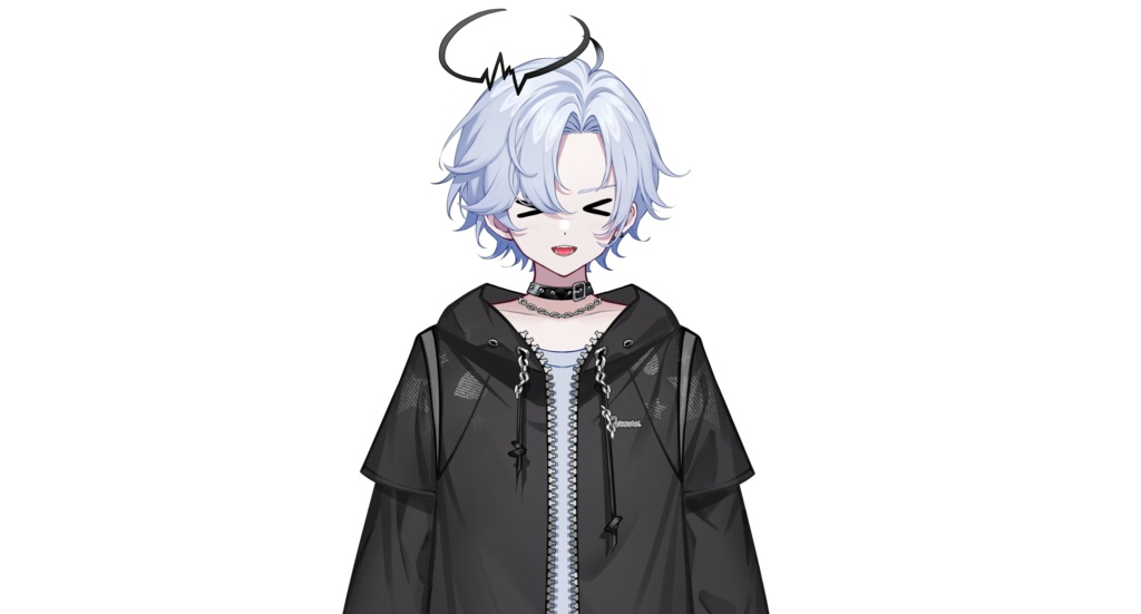 【live2dモデル】V2.0白髪の天使の少年|V2.0White hair angel boy【VtubeStudio対応】