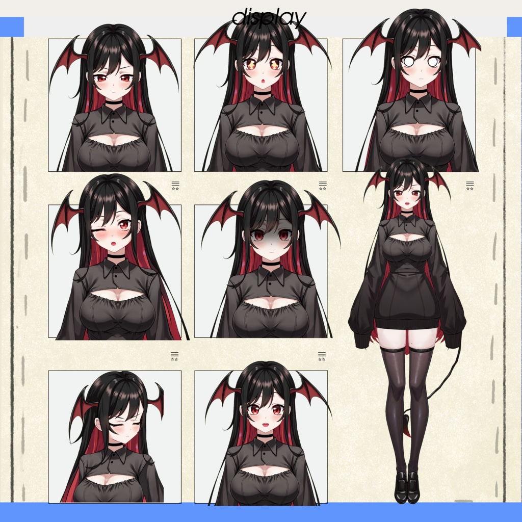 【live2dモデル】悪魔の少女|Little devil girl【VtubeStudio対応】
