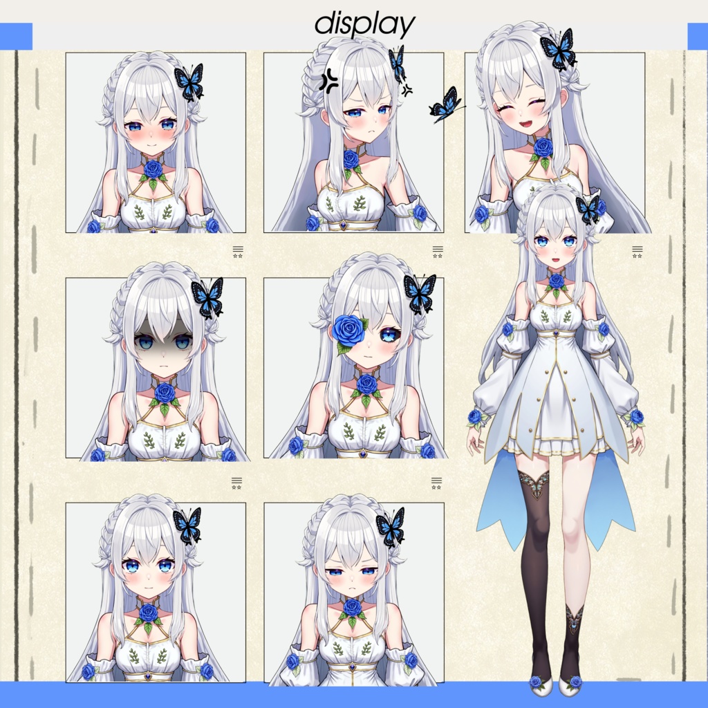 【live2dモデル】花蝶少女|Flower Butterfly Girl【VtubeStudio対応】