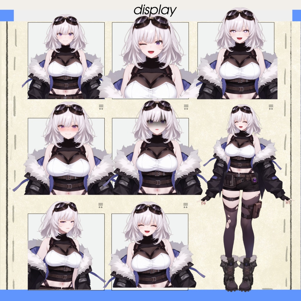 【live2dモデル】フロストヴェイル|Frostveil【VtubeStudio対応】