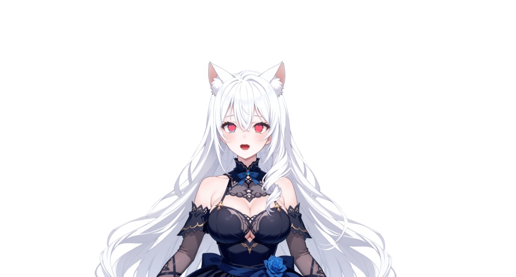 【live2dモデル】銀髪の魔女|Frost Rose【VtubeStudio対応】