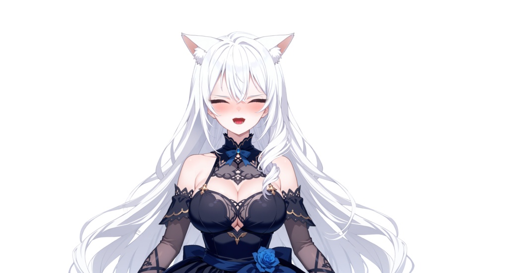 【live2dモデル】銀髪の魔女|Frost Rose【VtubeStudio対応】