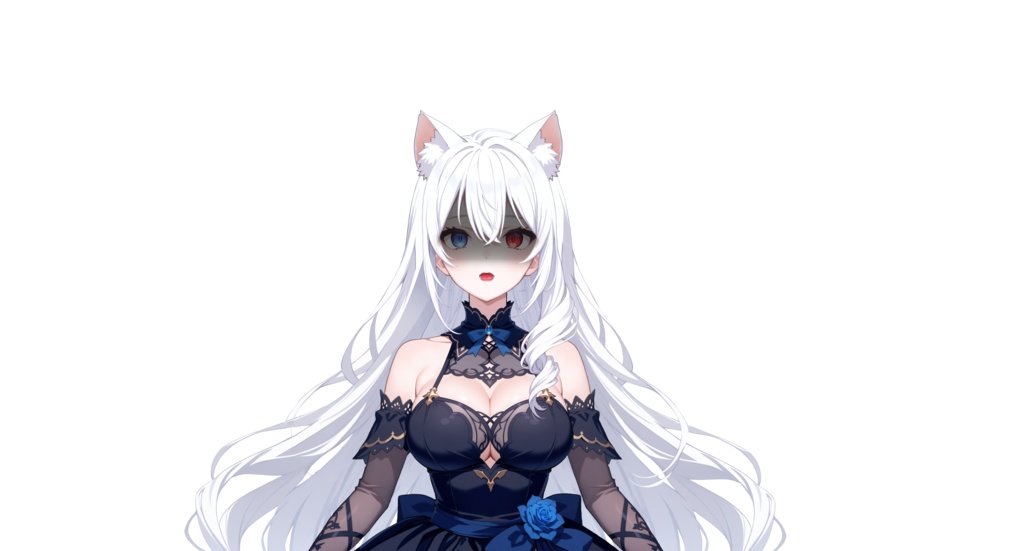 【live2dモデル】銀髪の魔女|Frost Rose【VtubeStudio対応】