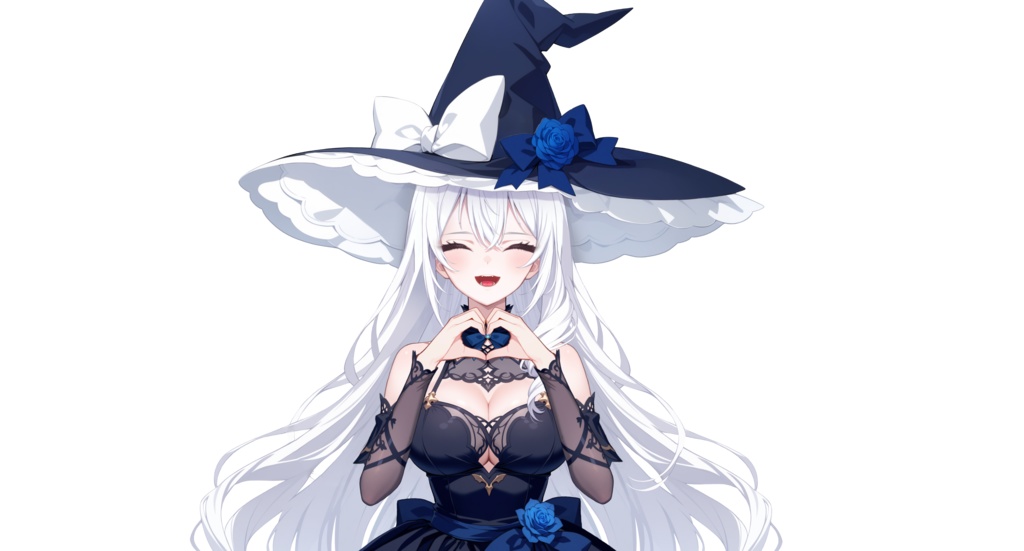 【live2dモデル】銀髪の魔女|Frost Rose【VtubeStudio対応】