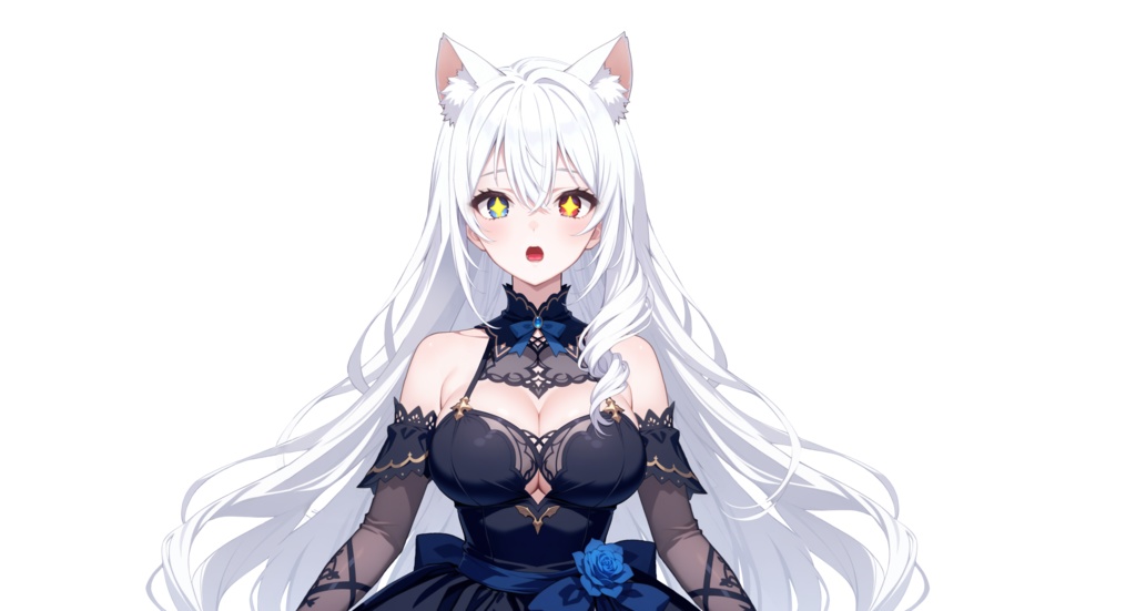 【live2dモデル】銀髪の魔女|Frost Rose【VtubeStudio対応】