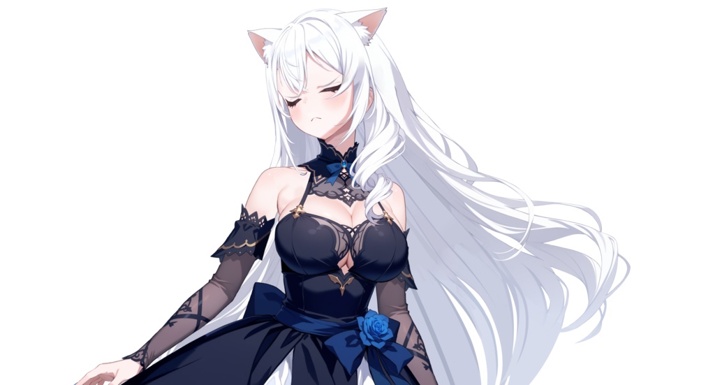 【live2dモデル】銀髪の魔女|Frost Rose【VtubeStudio対応】