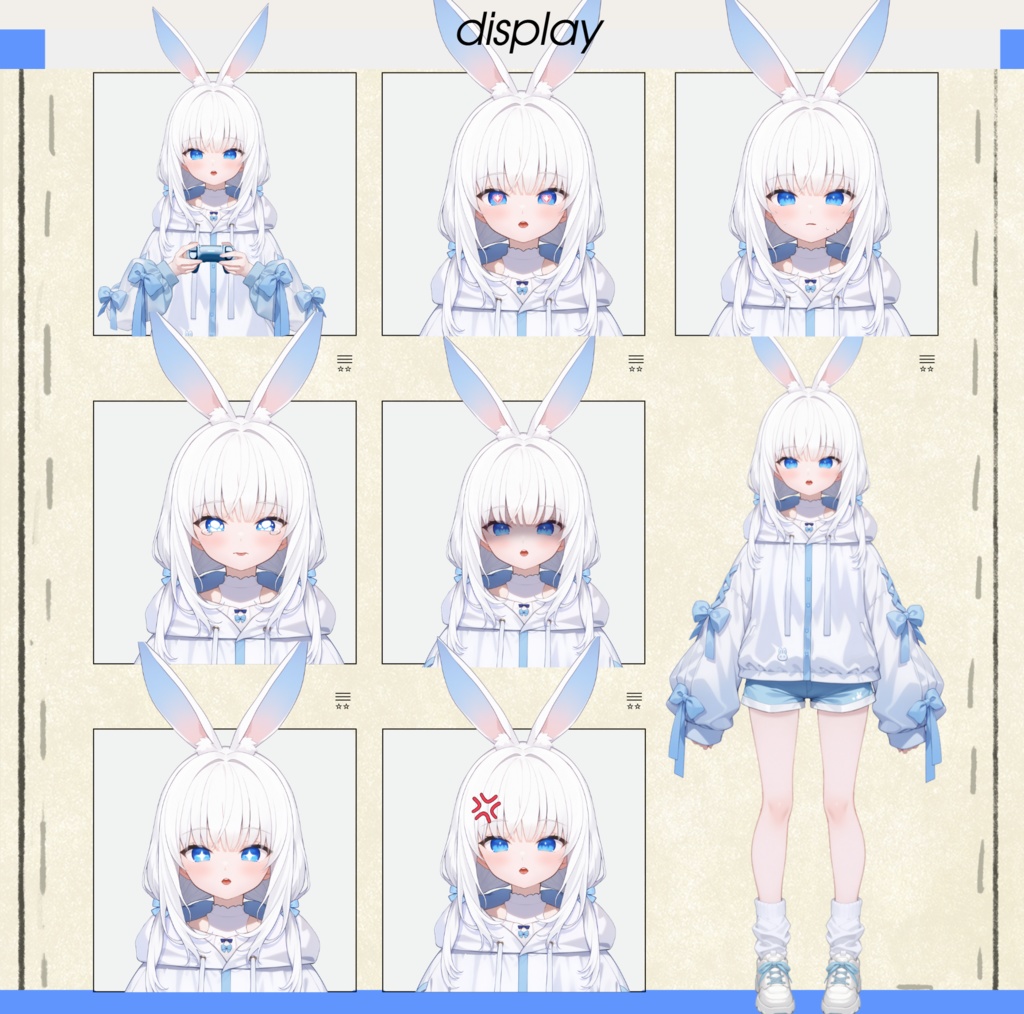 【live2dモデル】雪うさぎ|SnowBunny【VTS対応】【独占販売】