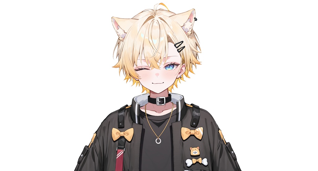 【live2dモデル】オレンジ猫アイドル少年|orange cat boy【VtubeStudio対応】