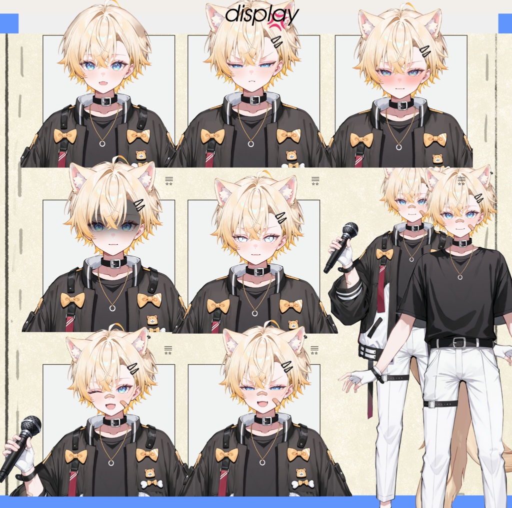 【live2dモデル】オレンジ猫アイドル少年|orange cat boy【VtubeStudio対応】