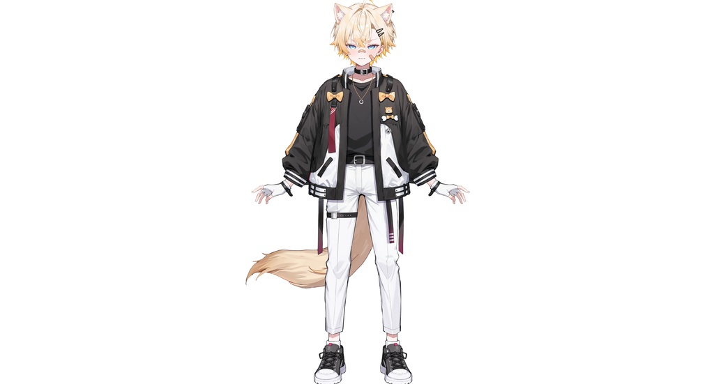 【live2dモデル】オレンジ猫アイドル少年|orange cat boy【VtubeStudio対応】