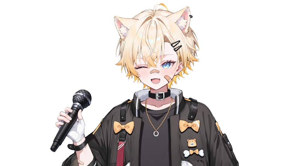 【live2dモデル】オレンジ猫アイドル少年|orange cat boy【VtubeStudio対応】