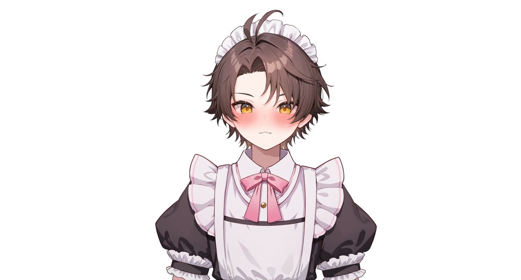 【live2dモデル】ミミ猫耳男の娘メイド|Mimi Cat-eared Femboy Maid【VTS対応】