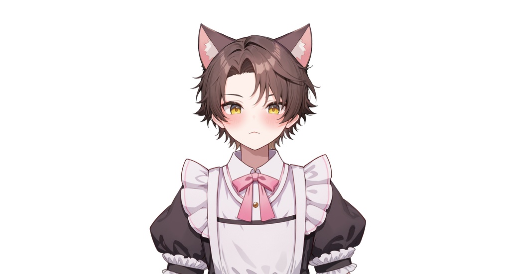 【live2dモデル】ミミ猫耳男の娘メイド|Mimi Cat-eared Femboy Maid【VTS対応】