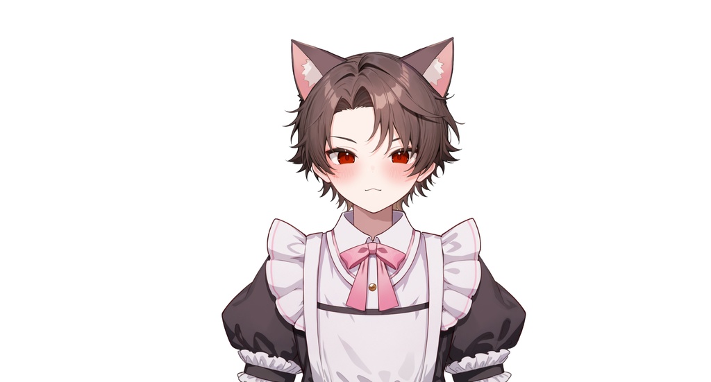 【live2dモデル】ミミ猫耳男の娘メイド|Mimi Cat-eared Femboy Maid【VTS対応】