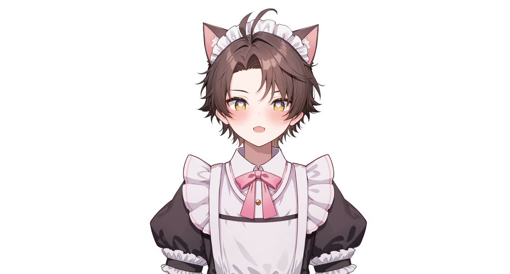 【live2dモデル】ミミ猫耳男の娘メイド|Mimi Cat-eared Femboy Maid【VTS対応】