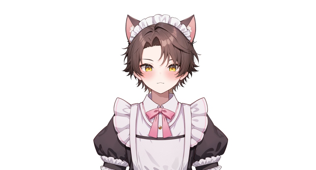 【live2dモデル】ミミ猫耳男の娘メイド|Mimi Cat-eared Femboy Maid【VTS対応】