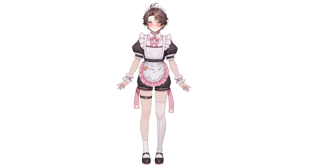 【live2dモデル】ミミ猫耳男の娘メイド|Mimi Cat-eared Femboy Maid【VTS対応】