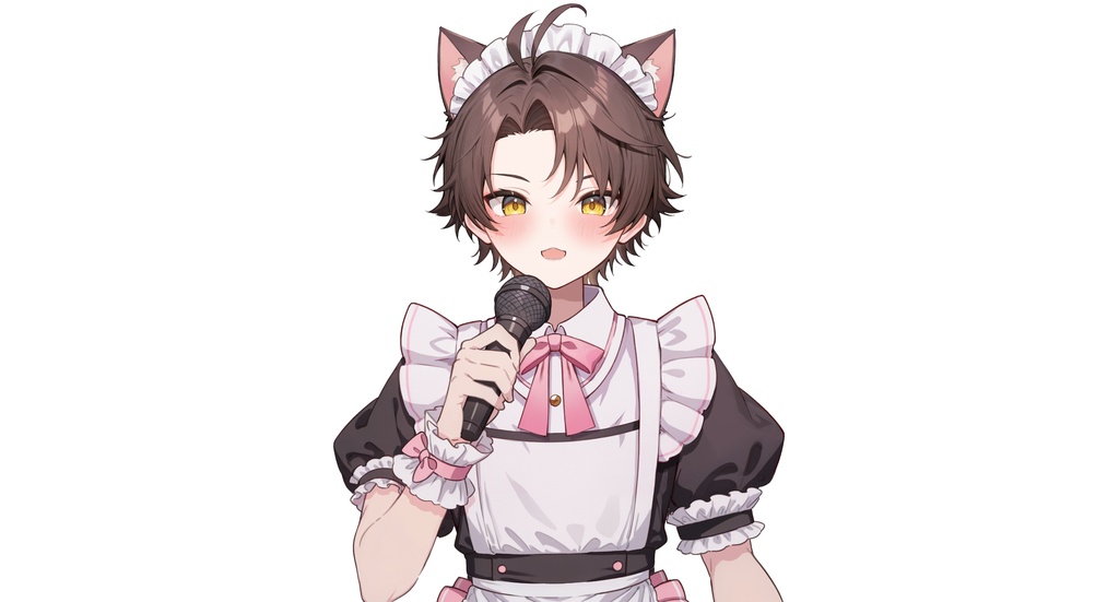 【live2dモデル】ミミ猫耳男の娘メイド|Mimi Cat-eared Femboy Maid【VTS対応】