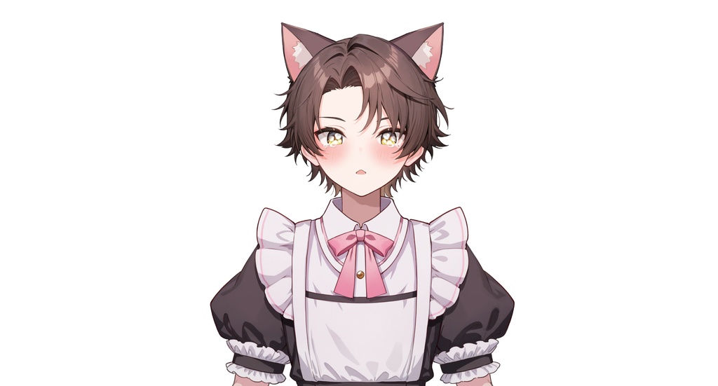 【live2dモデル】ミミ猫耳男の娘メイド|Mimi Cat-eared Femboy Maid【VTS対応】
