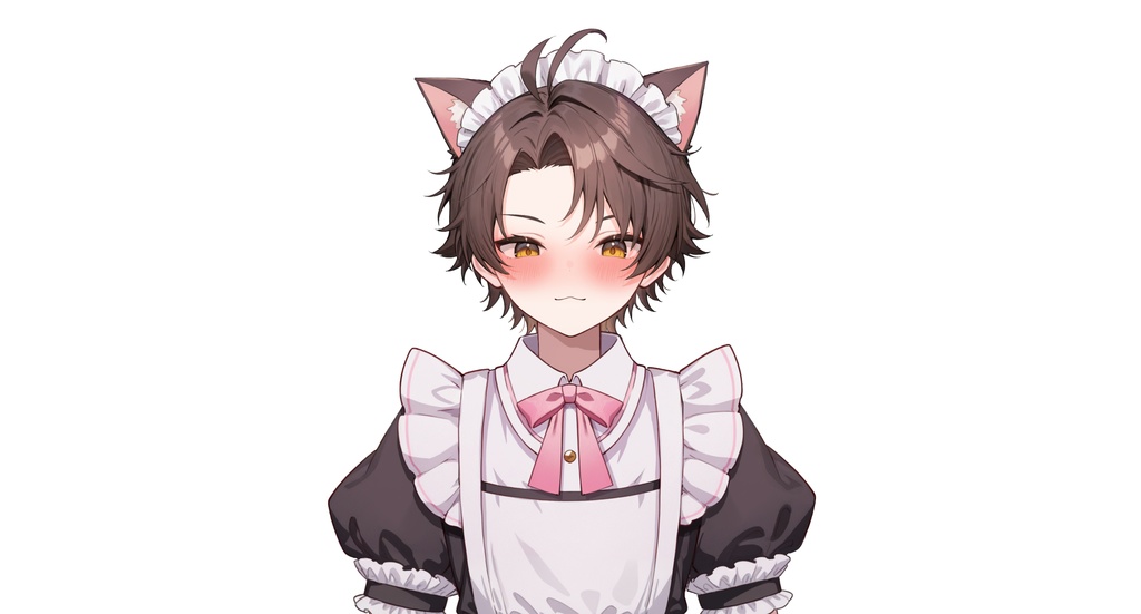 【live2dモデル】ミミ猫耳男の娘メイド|Mimi Cat-eared Femboy Maid【VTS対応】