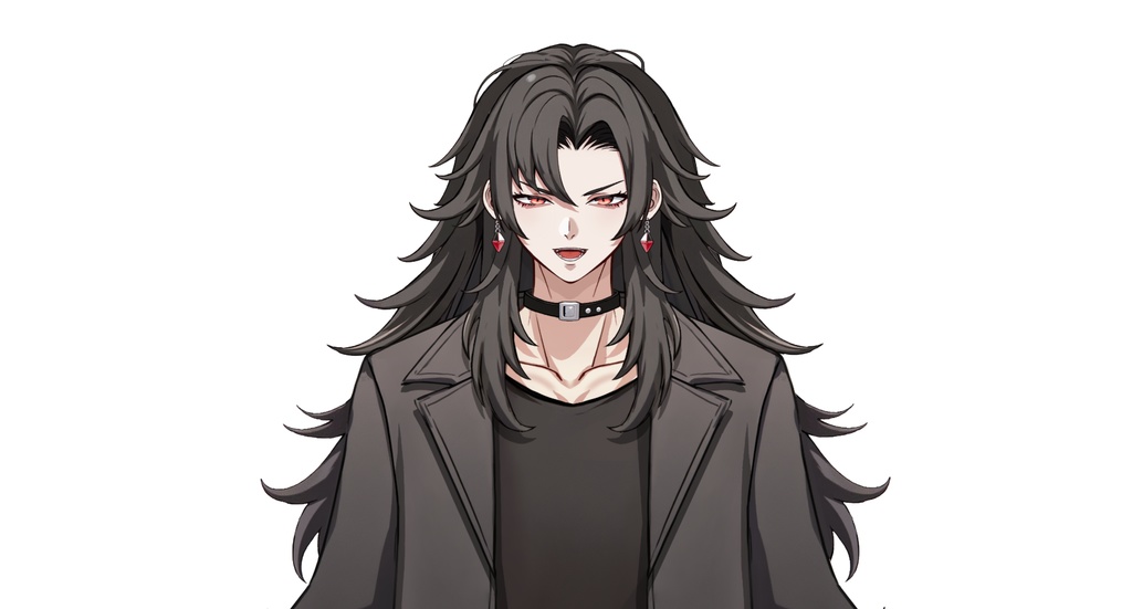 【live2dモデル】ウルフ耳クールな男性|Cool Wolf-eared Male【VTS対応】