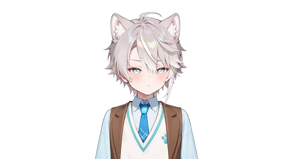 【live2dモデル】ルナ犬耳学園男子|Luna Dog-eared School Boy【VTS対応】