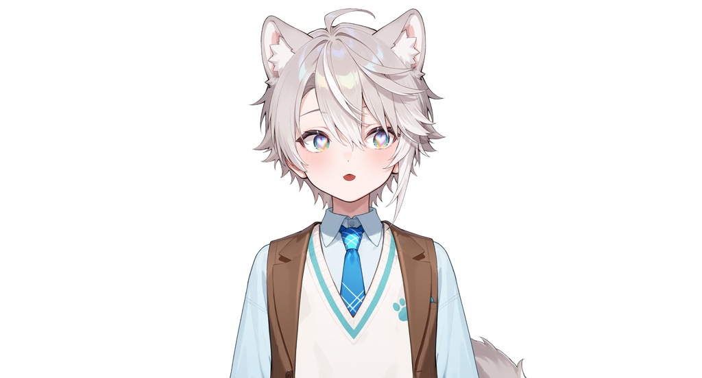 【live2dモデル】ルナ犬耳学園男子|Luna Dog-eared School Boy【VTS対応】