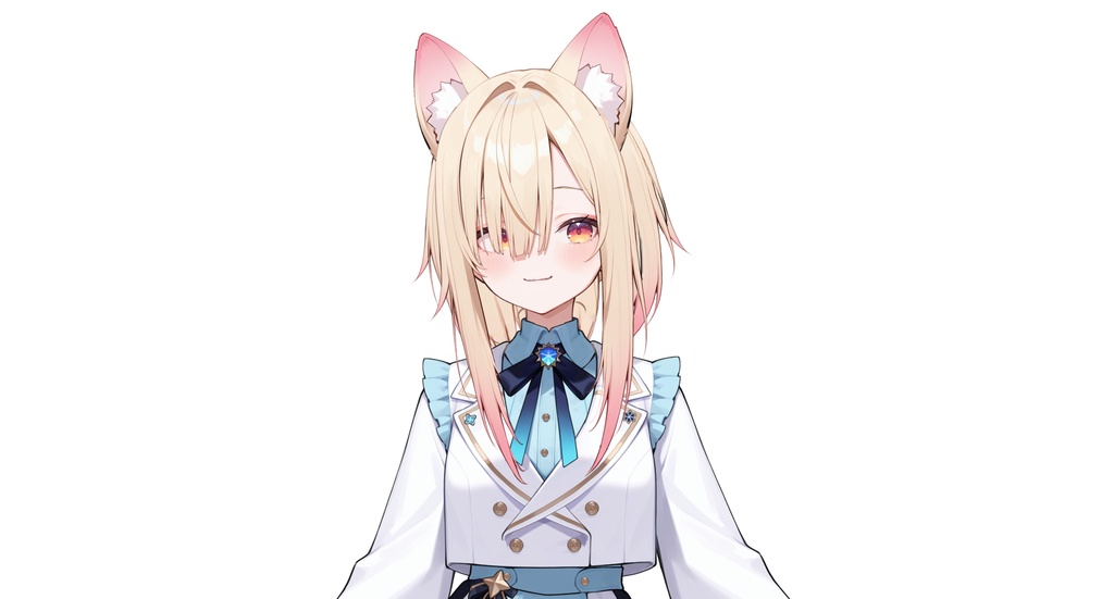 【live2dモデル】猫耳ツインテール少女・髪型変更&ちび化対応・多表情モデル | Cat-eared Twin-tail Girl・Hairstyle Change & Chibi Mode・Multi Expressions【VTS対応】