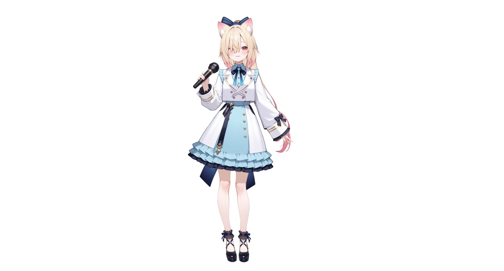 【live2dモデル】猫耳ツインテール少女・髪型変更&ちび化対応・多表情モデル | Cat-eared Twin-tail Girl・Hairstyle Change & Chibi Mode・Multi Expressions【VTS対応】