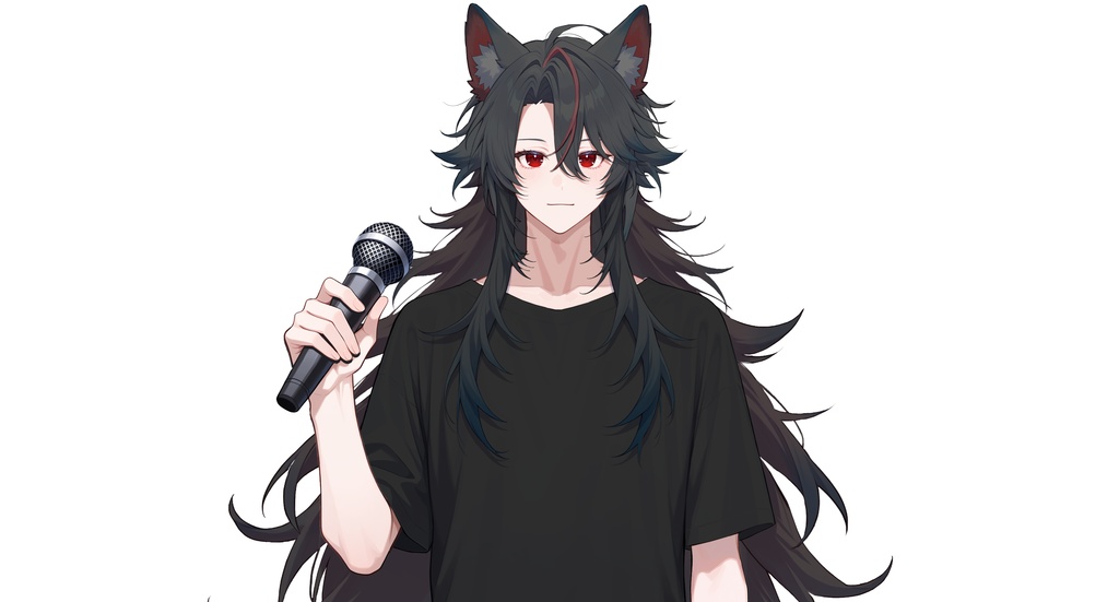 【live2dモデル】ユキ白髪狼耳アイドル | Yuki White-haired Wolf-eared Idol【VTS対応】