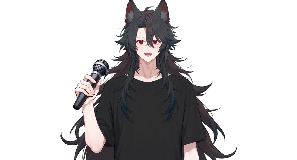 【live2dモデル】ユキ白髪狼耳アイドル | Yuki White-haired Wolf-eared Idol【VTS対応】